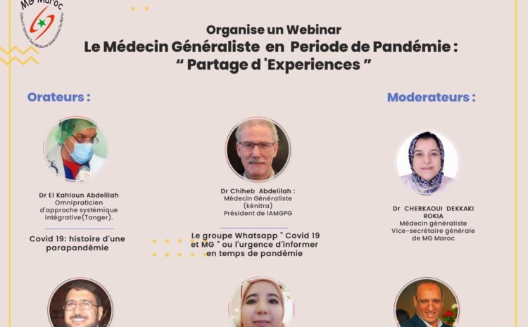 “le médecin généraliste en période de pandémie “