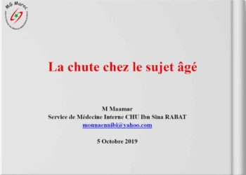 La chute chez le sujet âgé
