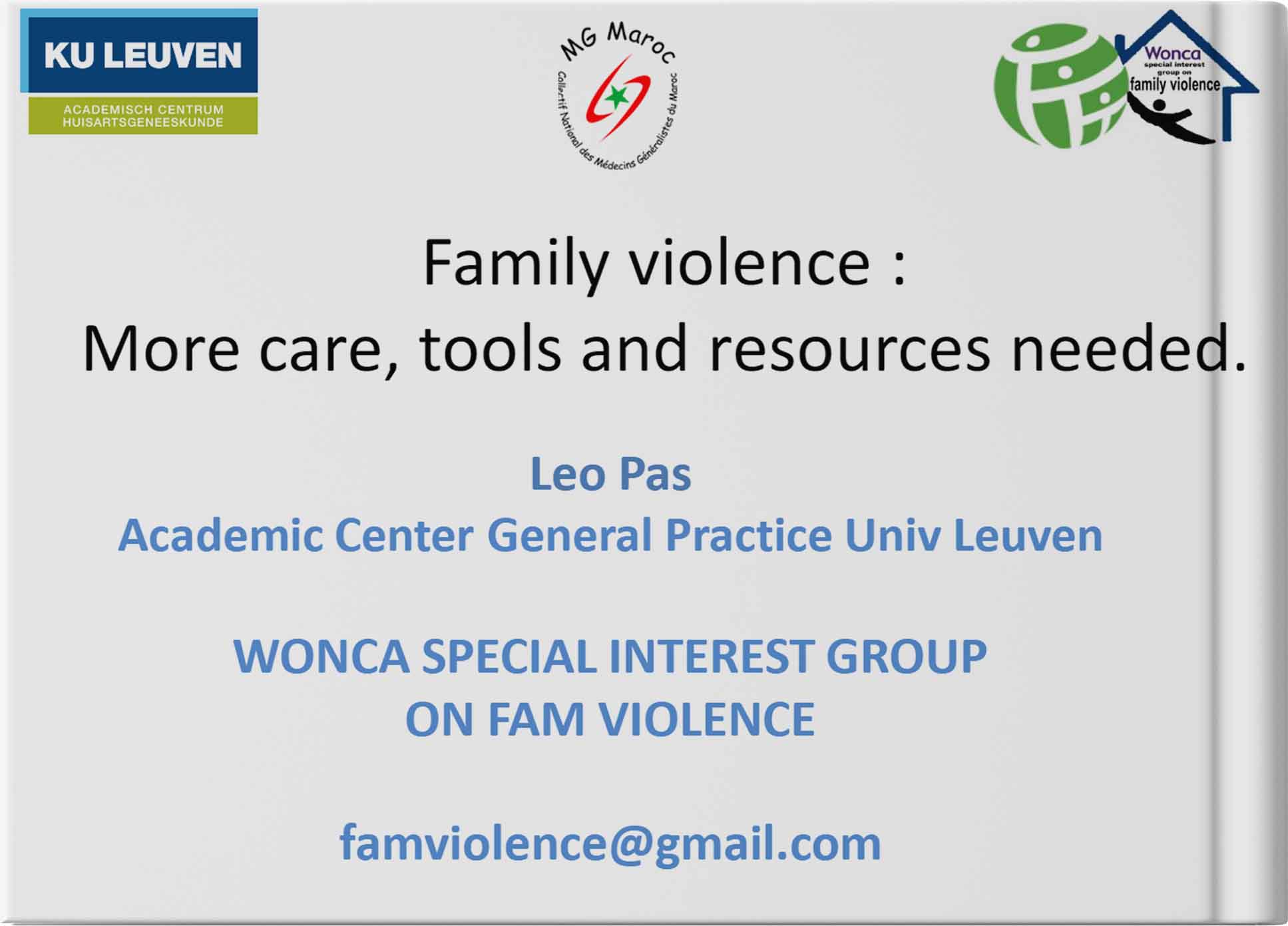 Family violence : More care, tools and resources needed
